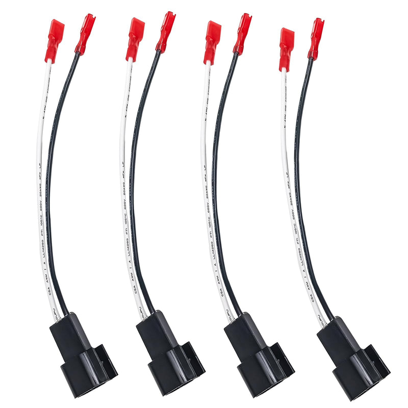 [AUSTRALIA] - 4 Pack 72-5600 Speaker Harness Car Front Rear Door Speakers Adapter Connector Adaptor Plug Compatible with Ford F150 F250 Escape Mustang Lincoln Mercury Mazda 
