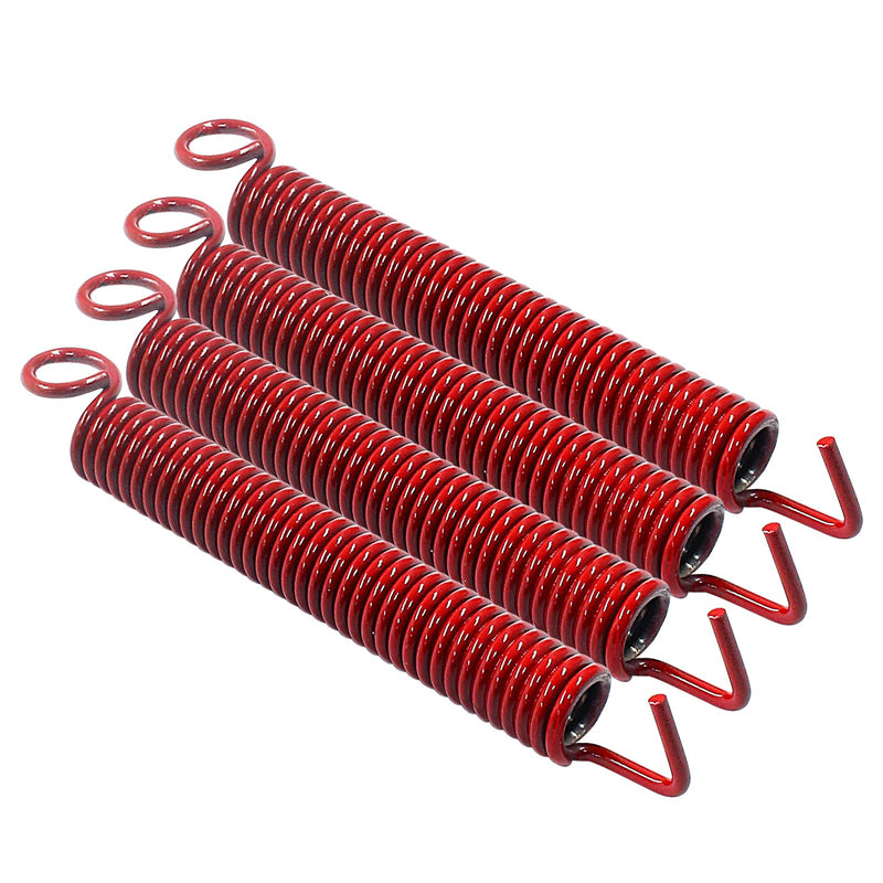 Litoexpe 4 Pack Noiseless Tremolo Springs, Electric Guitar Tremolo Bridge Springs Instruments Accessories Replacement Part (Red) Red