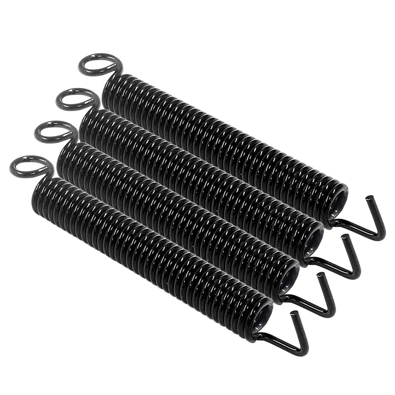 4 Pack Noiseless Tremolo Springs, Electric Guitar Tremolo Bridge Springs Instruments Accessories Replacement Part (Black) Black