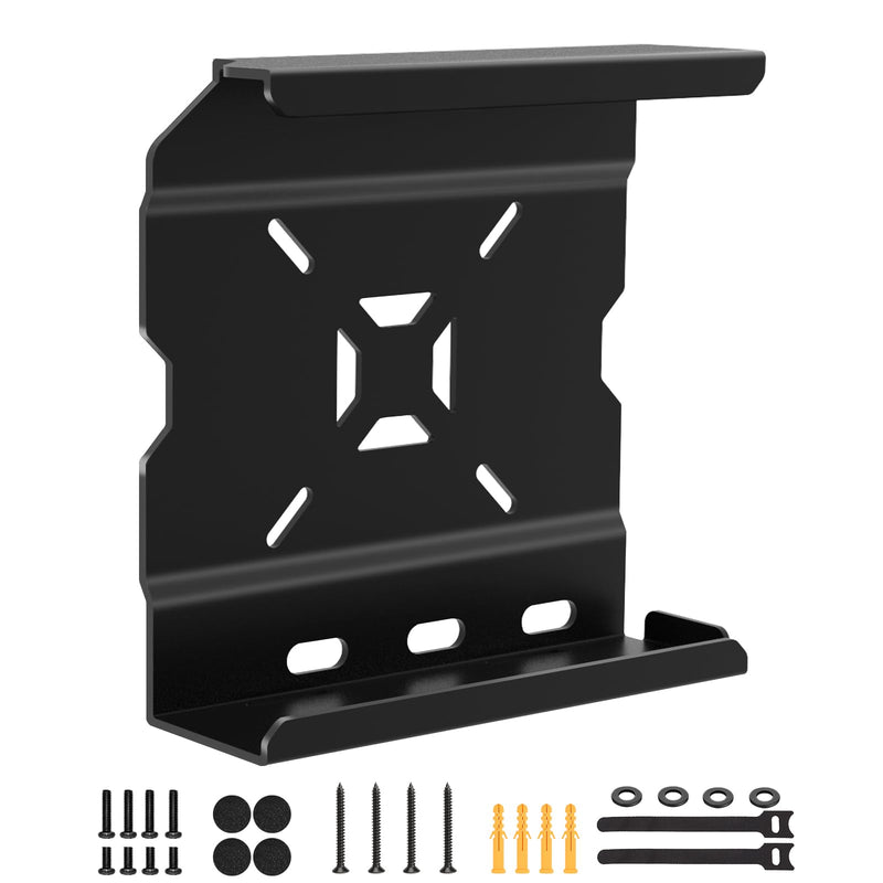 Mount for Alienware Alpha R2 Mini Gaming PC - Wall & Under Desk Mount - Compatible with 75 x 75 mm or 100 x 100 mm VESA Pattern - Black