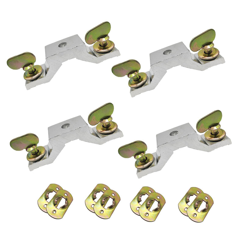 [AUSTRALIA] - 4 PCS Moving Head Light Bridge Connector Truss Clamp Bracket, 4.13"(105mm) Quick Lock, Aluminium Alloy, Hole Diameter 0.47‘’ (12mm), Load Capacity 110 lbs 