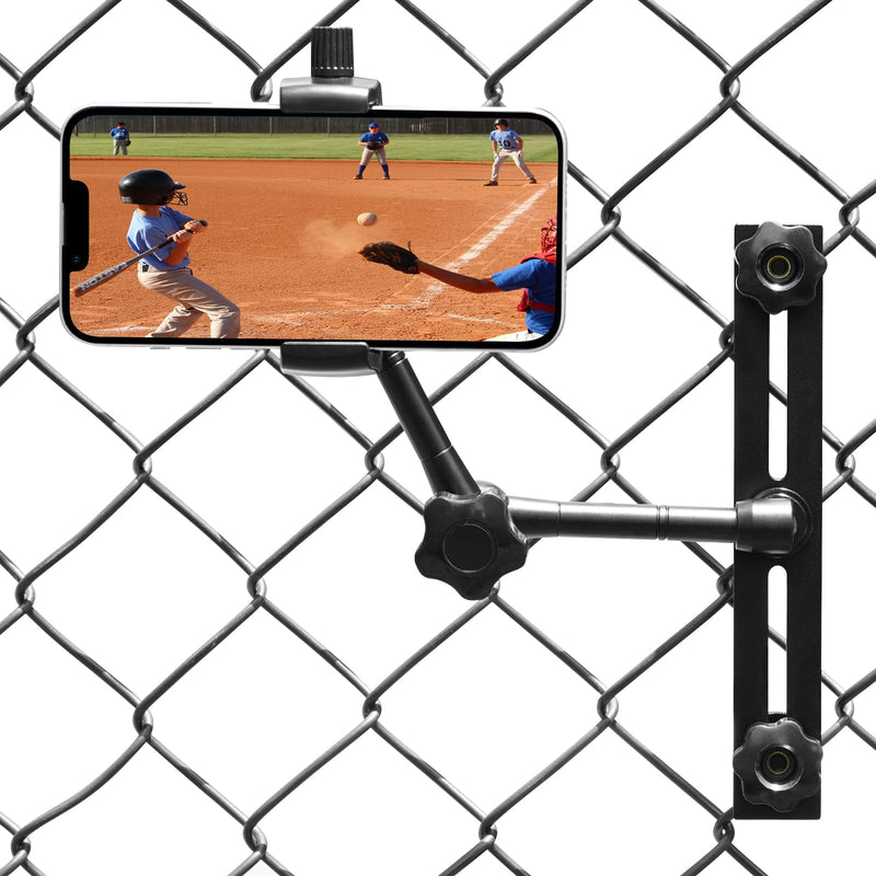 [AUSTRALIA] - Phone Fence Mount for iPhone,Phones,to a Chain Link Fence for Recording Basketball/Football/Softball/Baseball/Tennis Games,Fence Holder Comptiable with 3.5~7.5inch iPhone/Nexus/Smartphone 