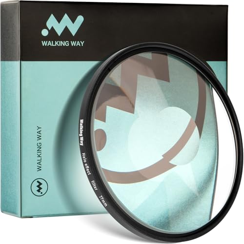 Walking Way Vortex Lens Filter 82mm Creates Circular Halo Effect