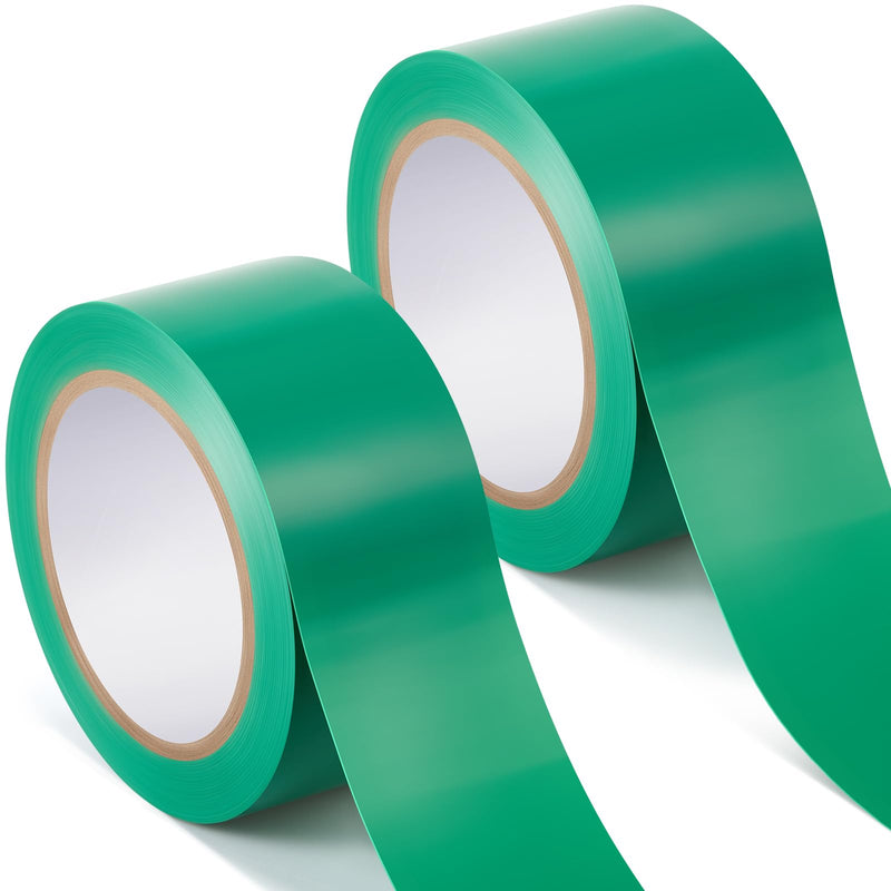[AUSTRALIA] - 2 Pcs MLV Seam Tape 2" x 108' Vinyl Acoustic Sealant Tape Vinyl Seam Tape for Mass Loaded Vinyl Noise Barriers Installation Walls and Ceilings, Green 
