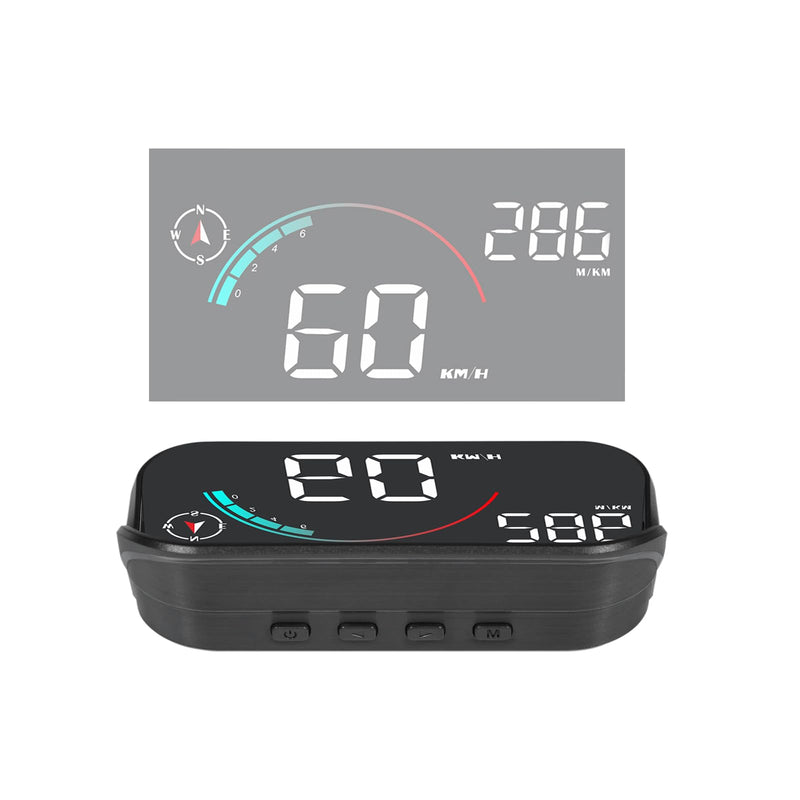 [AUSTRALIA] - Windshield Speedometer Projector, Digital GPS Speedometer with Speed, Overspeed， Heads Up Display for Cars Suitable for All Vehicles 