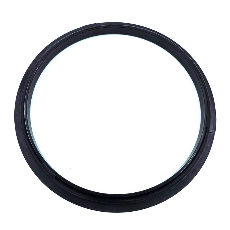 Bass Drum Port Hole Protector Ring Drum Split Ring 5.7 Inch Diameter Drum Skin Opener Bass Drum Head Hole Ring for Enhances Sound and Resonant Drum Percussion Accessories Black