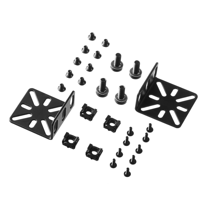 [AUSTRALIA] - MokerLink Rack Mount Kit for 17.3 inch Wide Switches, Adjustable Hole Distance, Universal Kit, Compatible for Most Cisco, NETGEAR, Dell, D-Link, Linksys, HP, TRENDnet, Buffalo Tech Products 