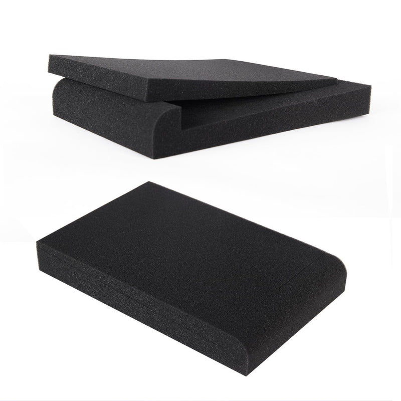 [AUSTRALIA] - Studio Monitor Isolation Pads,High-Density Speaker Pads Suitable for 5 Inch Speakers for most Speaker Stands (Pack of 2,Black) 