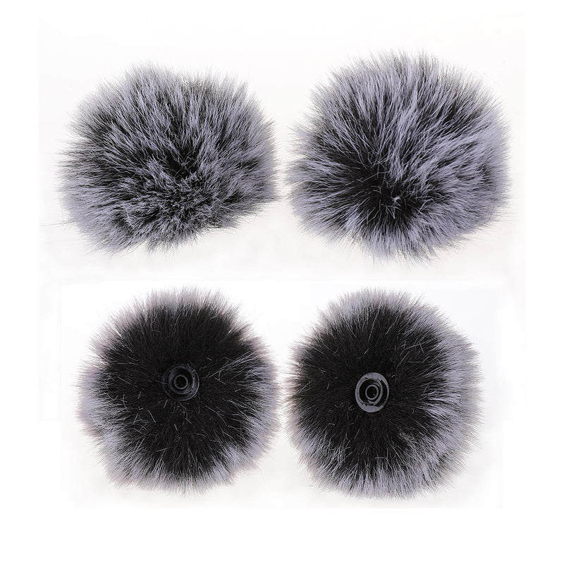 [AUSTRALIA] - 4-Pack Windscreens for DJI MIC Wireless Lavalier Microphones, Mic Pop Filter for Wind & Noise Reduction, Furry Wind Muff 