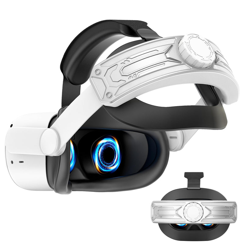 [AUSTRALIA] - Head Strap for Meta Quest 2 VR Headset Elite Strap Adjustable Soft Cushion Headstrap Oculus Quest 2 Replacement for Virtual Reality 