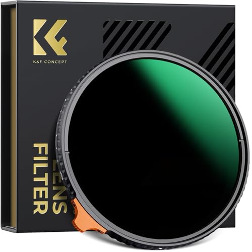 K&F CONCEPT 58mm Variable ND Camera Lens Filter ND3-1000 (1.5-10 Stops)