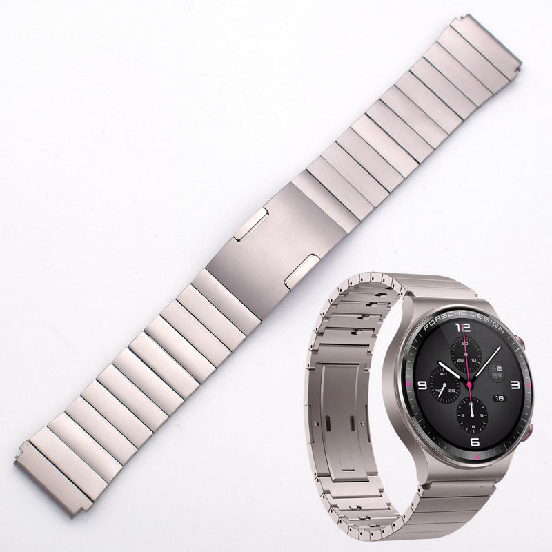 THEAGE Strap Compatible with Huawei Watch 3/3pro GT 46mm/GT2 Pro/GT2 46mm, 22mm Titanium Replacement Strap for Samsung Galaxy Watch 46mm/Galaxy watch 3 45mm/Gear S3 Metal Band