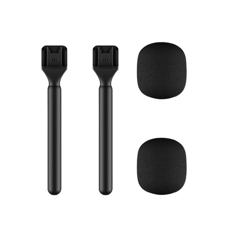 Microphone Holder fit for DJI/Hollyland/Rode/Movo Wireless Mic Stand Handheld Stick, 2-Pack