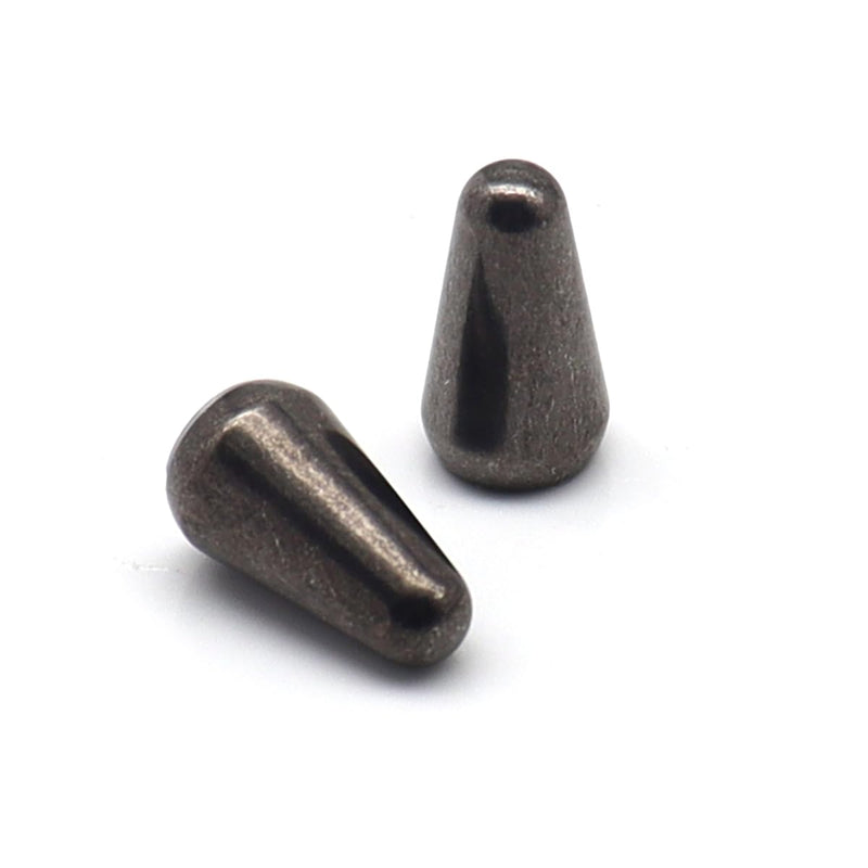 2pcs Guitar 5 Way Pickup Switch Tip Metal Switch Cap Switch Knob for Strat Tele (Black Nickel) Black Nickel