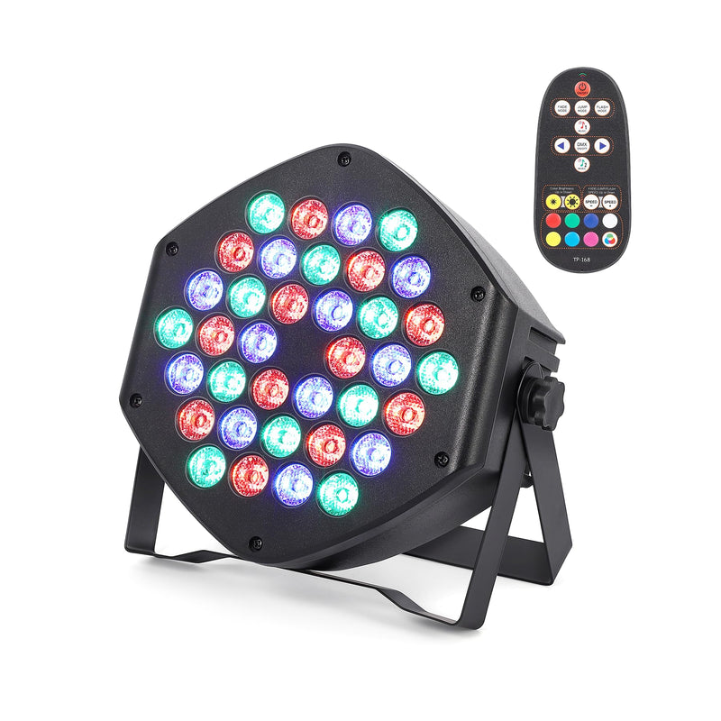 Rechargeable Par Can Lights 1 Pack Wireless Led Uplights Battery Powered Uplighting RGB 36W Stage Lighting for Events Dj Wedding Party Litake