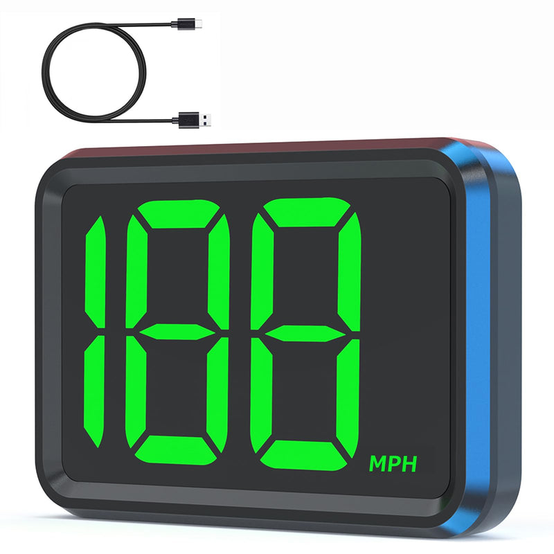 GPS Speedometer MPH, Heads Up Display for Car, 2inch LCD Display HUD, USB Data Cable Plug and Play, Universal Fit for All Vehicles