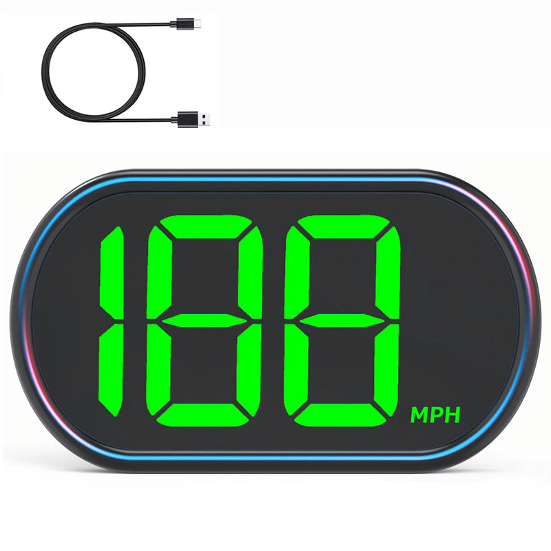GPS Speedometer Car, Heads Up Display for Car, 2inch LCD Display HUD, USB Data Cable Plug and Play, Universal Fit for All Vehicles
