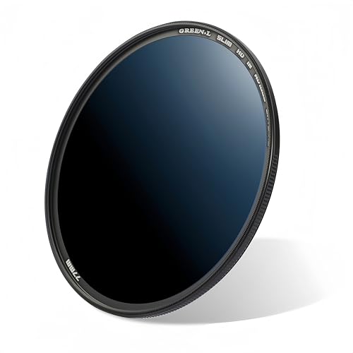 GREEN.L 82mm ND1000 Filter, 10 Stop ND Filter 82mm, Super Slim Multi-Layer Nano Coatings Fixed Neutral Density Filter Nano Coating ND1000