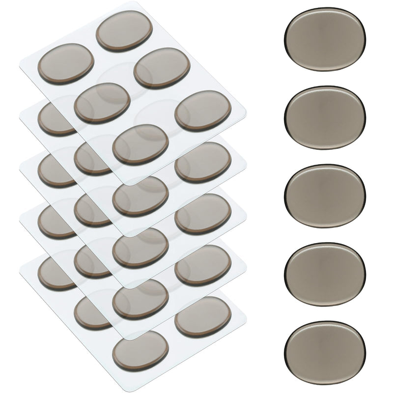 Fiada 30 Pieces Drum Dampeners Gels Silicone Gel Pads Soft Drum Dampeners for Drums Cymbals Tone Control (Coffee) Coffee