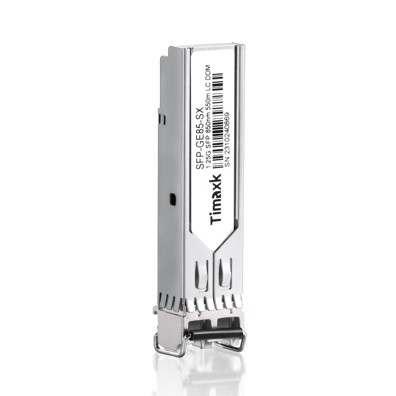 1.25G SFP 1000Base-SX Gigabit Multimode LC Duplex Transceiver Module, 850nm, up to 550m, Compatible with Cisco, Ubiquiti, Mikrotik, Netgear, D-Link, Linksys and More