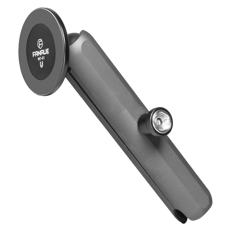 FANAUE Magnetic Car Mount Compatible with Ram Mount B Size Ball Head Anti-Theft Double Socket Arm and Bike Motorcycle Phone Holder, Suitable for 4.7-7.5" Smartphones