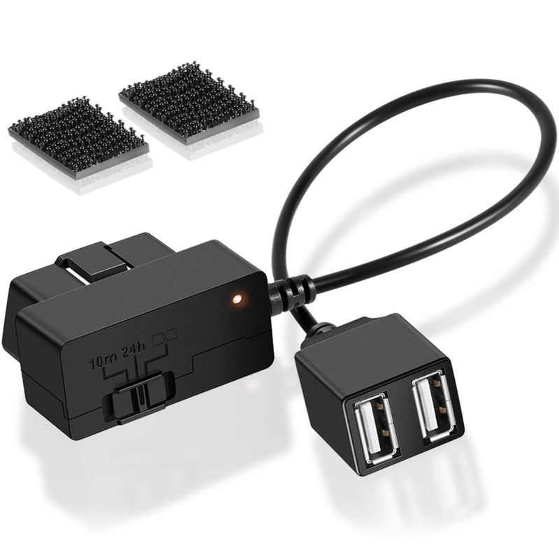 010-12530-23 Constant Vehicle Power Cable for Garmin Dash Cam | Compatible with 46, 47, 56, 57, 66W, 67W, Live, Mini, Mini 2, Tandem, Connects to Vehicle's OBD-II Port