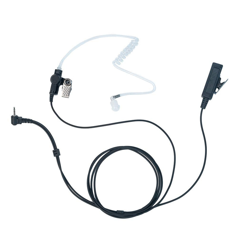 Earpiece Headset with MIC PTT 1 PIN 2.5MM for Motorola Talkabout Walkie Talkie 2 Way Radio MR350R MD200TPR MH230R MS350R MT350R MG160A MH230TPR with Covert Acoustic Tube