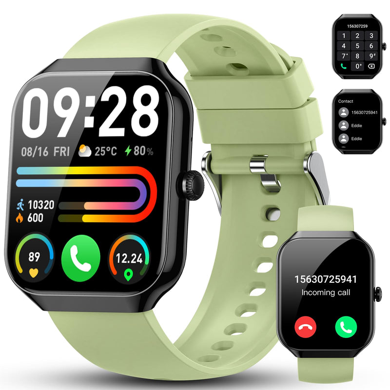 Motast Smart Watch for Men Women(Answer/Make Call), 1.96" Fitness Watch IP68 Waterproof Activity Tracker with 110+ Sport Modes/Heart Rate/Pedometer, Fitness Watch for Android iOS