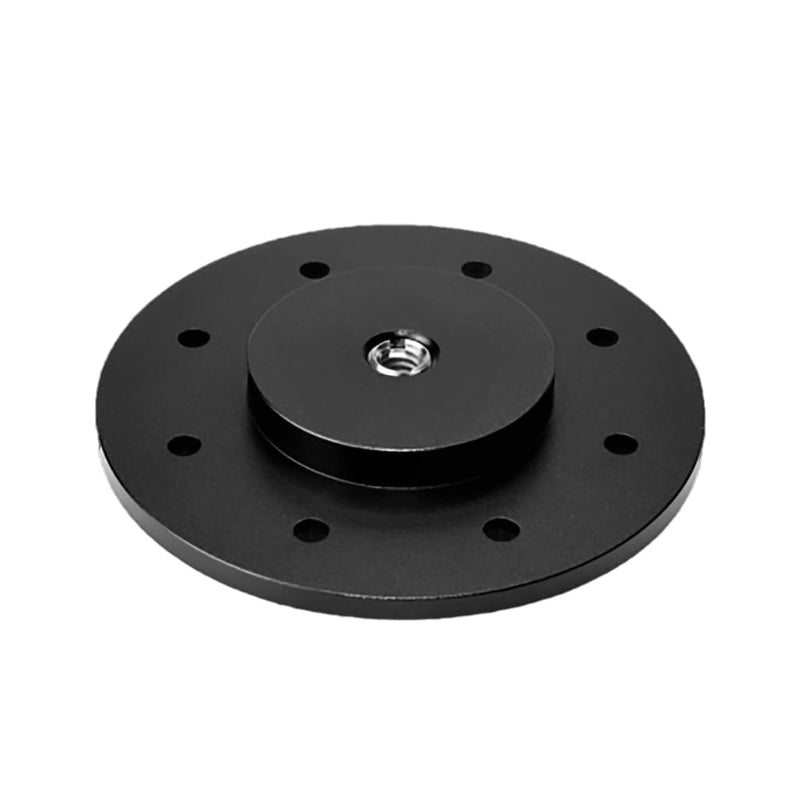 FEICHAO Shoe Mount Plate Wall Mount 1/4 3/8 inch Thread Tripod Adapter Holder for Magic Arm Monitor Light Flash DSLR Camera (D80 3/8 Hole) D80 3/8 Hole