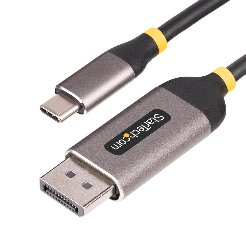 [AUSTRALIA] - StarTech.com 10ft (3m) USB-C to DisplayPort Adapter Cable, 8K 60Hz, 4K 144Hz, HDR10, USB Type-C to DP 1.4 Converter 