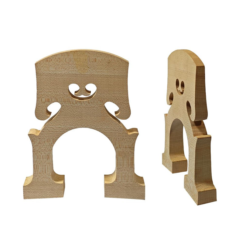 3/4 Upright Double Bass Bridge Bass Double Bass Accessory Upright Bass Parts (Maple 2PCS) Maple 2PCS