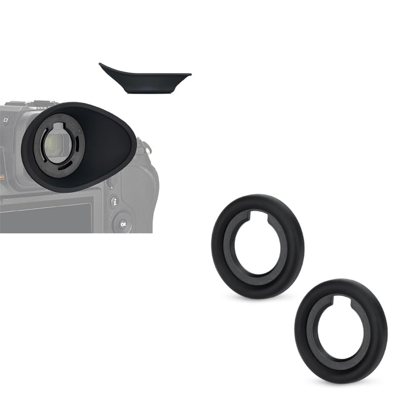 Z8 Z9 Zf Round Rubber Eyecup+Silicone 360 Rotating Extension Oval Eyecup for Z9 Z8 Zf