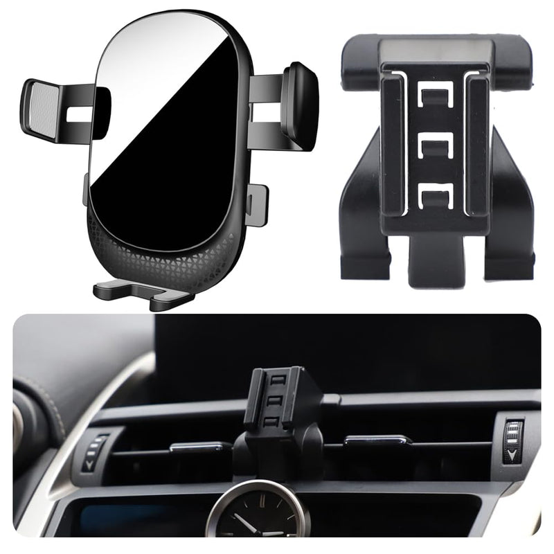 Car Phone Holder for Lexus NX Auto Accessories [Only for 2015-2021 Lexus NX 200t / NX 300 / NX 300h] [Auto Lock Hands Free Cell Phone Mount Car fits for iPhone & All Smartphones] For 2015-2021 NX All models