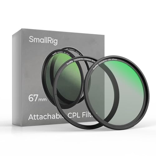 SmallRig 67mm Magnetic CPL Filter with Threaded Ring - 4582 CPL+Threaded Ring