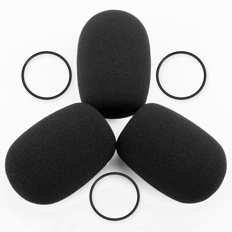 LEFXMOPHY Windscreen for HeiL PRO7 / PRO 7 / PSE-6 / PSE6 / PS 7 / PS7 Headset Microphone Replacement Pop Filter Protector, 3-Pack