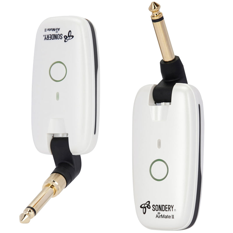 Sondery Wireless Transmitter and Receiver System for Guitar Bass Keyboard Drums Multiple Instruments 7 Channels Rechargeable Long Battery Life