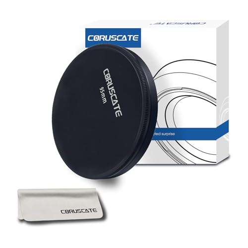 95mm Metal Filter Cap,Lens Cap,Compatible with All Any 95mm with Camera Thread Lens and 95 mm ND,CPL,UV Filter Accessory.(Metal Front Cover+Rear Cover)+Lens Cleaning Cloth