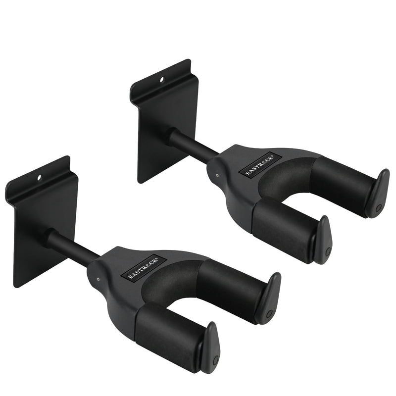 EASTROCK Guitar Wall Mount Hanger Auto Lock,Guitar Hanger Wall Hook Holder Stand for Acoustic, Electric, Classical, Bass Guitar Stand，Guitar Accessories (darkD) darkD