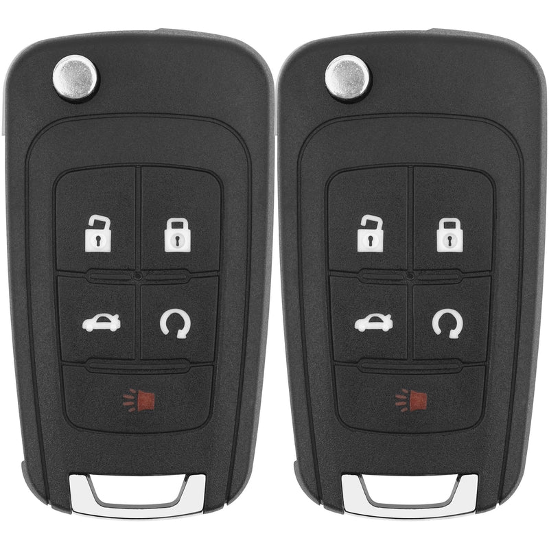 [AUSTRALIA] - Key Fob Replacement for 2014-2019 Buick Encore/ 10-12 Allure/ 10-16 Lacrosse/ 11-17 Regal/ 12-17 Verano/ 10-19 Chevy Equinox Camaro/ 11-16 Cruze Malibu/ 14-19 Impala/ 12-17 Sonic Keyless,2Pcs 