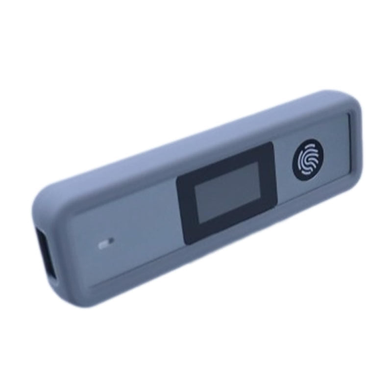 NVMe SSD Enclosure Support Visual LCD Fingerprint Encryption USB3.2 for Efficient Data Transfer External Enclosure