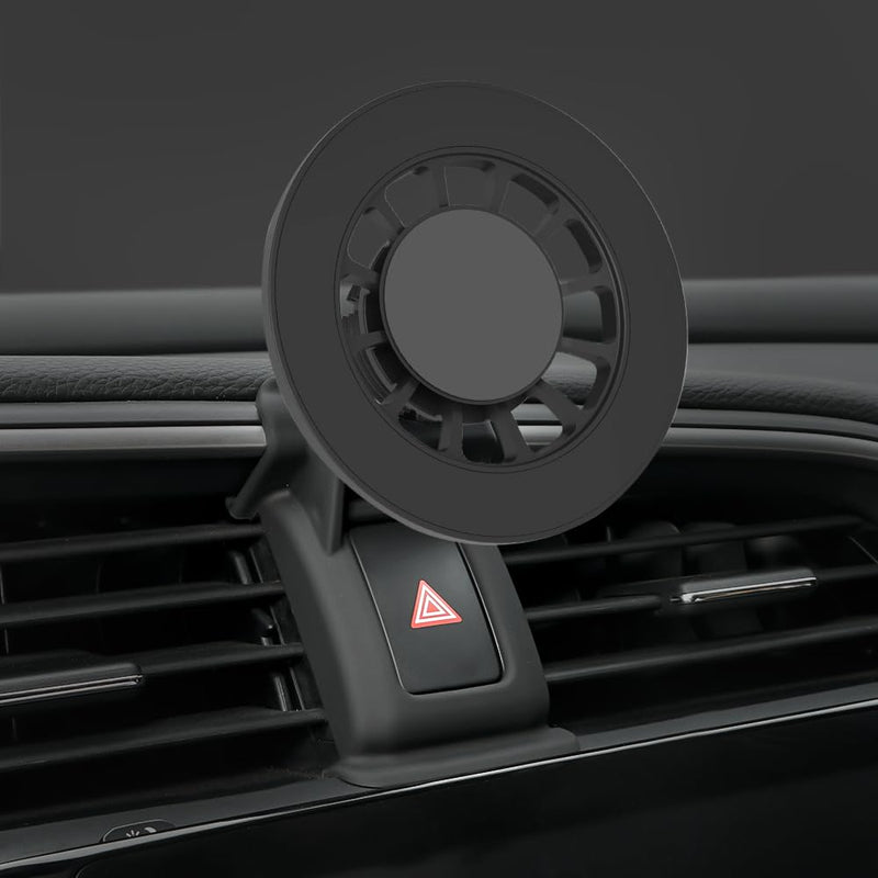 CLEC Car Phone Holder Fit for Civic 2016-2021 Custom Rotatable for Magsafe Cell Phone Mount [20 Strong Magnets] [Hands Free] magnetic phone holder for civic 2016-2021