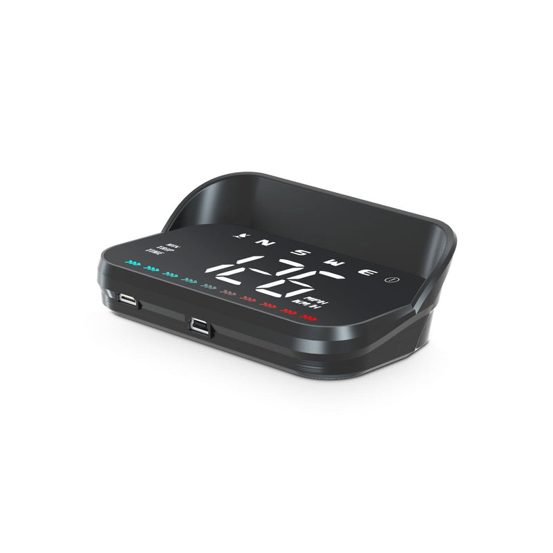 Heads Up Display, GPS Speedometer M23, Universal Car HUD with Speed MPH, Compass Direction, Overspeed Alarm HD Display, USB Cable Plug & Play