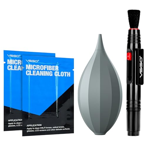 VSGO 4-in-1 Camera Cleaning Kit for Canon, Nikon, Sony DSLR Cameras