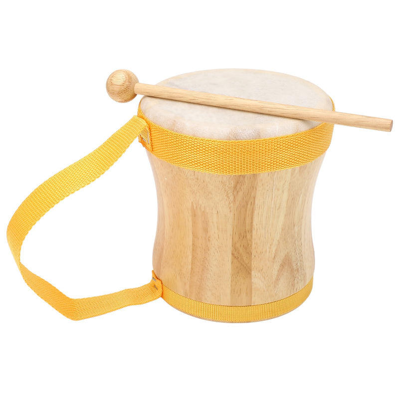 Hand Drum, Bongos For Adults Sheepskin Drum Top Hand Drums For Adults with Stick For Performances, Parties and Music Festivals (Yellow)