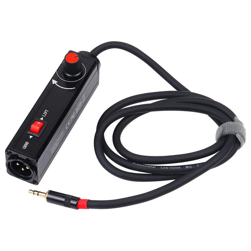 [AUSTRALIA] - Pro101A AUX to XLR Isolation Box with Volume Controller and Ground Lift Switch Build-in Cord Length 3.3ft with Detachable 3.5mm Aux Gold Coating Plug (Pro 101A Aux-XLR) Pro 101A Aux-XLR 