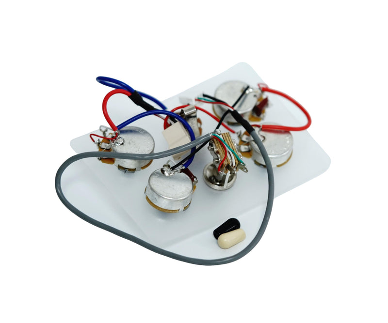 Guyker 1 Set LP Electric Guitar Pickup Wiring Harness Compatible with EPI SG LP Dot (1 Toggle Switch + 4 Pots + Jack)