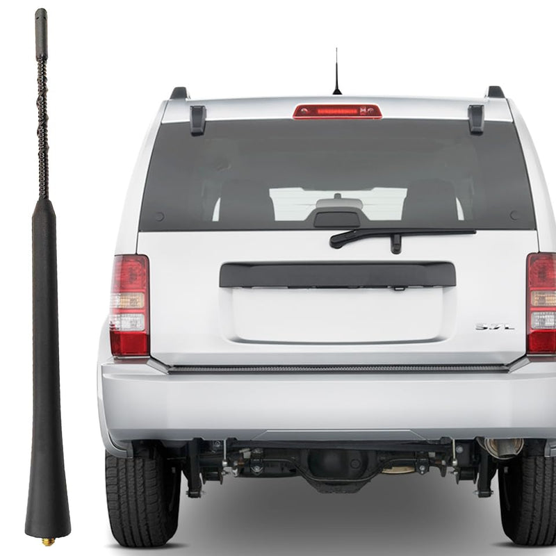 9 Inch Antenna for Jeep Liberty (2008-2010), Jeep Liberty Antenna, Flexible Rubber Antenna Replacement Mast for Jeep Liberty 2008 2009 2010