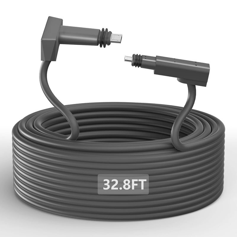 KOOWOD Replacement Cable for Starlink Actuated Gen 2, Waterproof Starlink Rectangular Satellite V2 Extension Cord High Speed Internet Wire Kit Accessories (32.8FT/10M) 32.8FT/10M