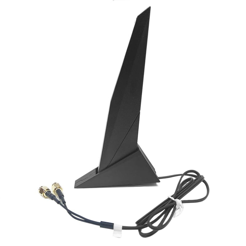 [AUSTRALIA] - External WiFi 6 6E Antenna 2.4G/5G Magnetic Base Antenna PC Desktop Computer for Asus Rog Strix Z690 B460 B360 H610 H670 M13H M12 M11 WiFi 2T2R Motherboard Card (Cable 80cm/2.7ft) 