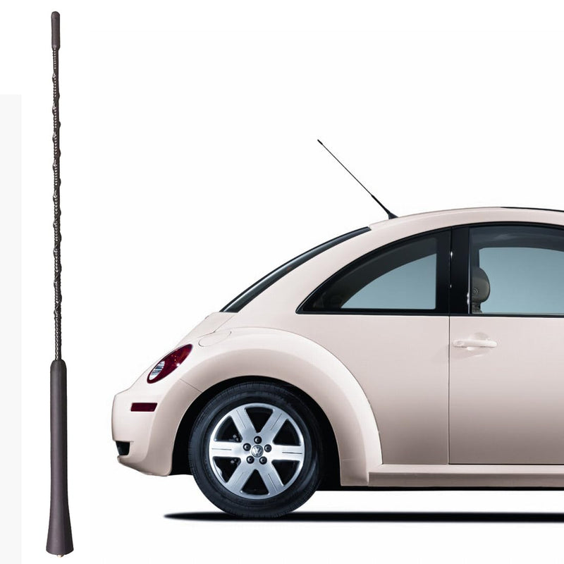 [AUSTRALIA] - 16 Inch Flexible Rubber Antenna Replacement for Volkswagen Tiguan (2009-2011), New Beetle (1999-2010), Jetta (2000-2010), Black 
